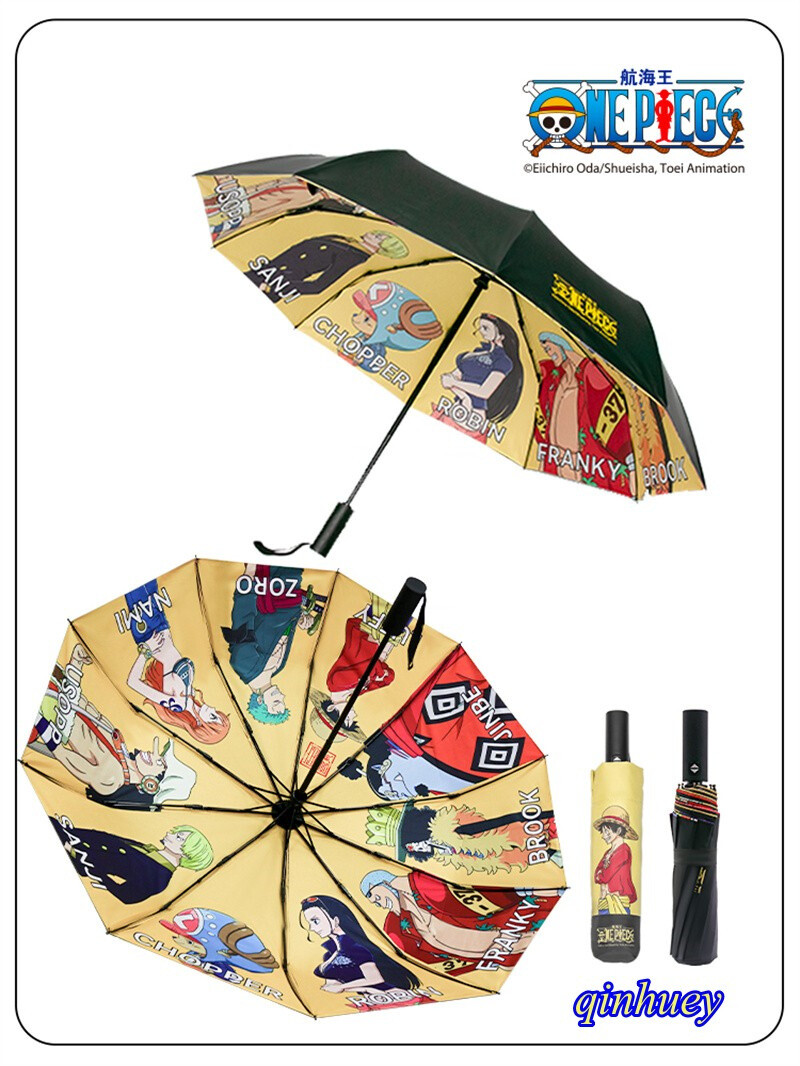 Anime ONE PIECE Character Theme Umbrella Automatic Shade Umbrella