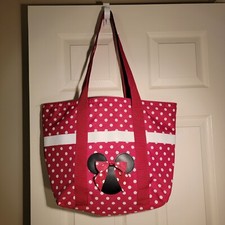 Disney Red White Polka Dot Minnie Mouse Tote Bag New without tags