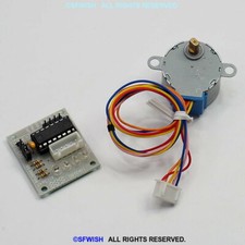 28BYJ48 DC 5V 4 Phase 5 Wire Gear Stepper Motor ULN2003 Arduino Interface Board