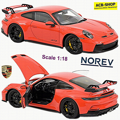 ノレブ 1/18 ポルシェ Porsche 911 GT3 2021 Orang ノレブ（NOREV） ミニカー 1/18 ポルシェ 911 GT3 NOREV 1/18 PORSCHE