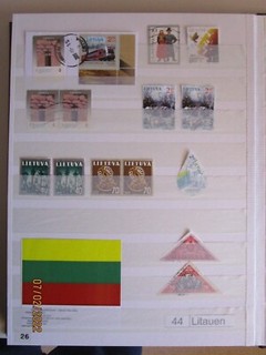 LITAUEN Briefmarken  101 Stck. wie auf 4 Fotoseiten zu sehen.