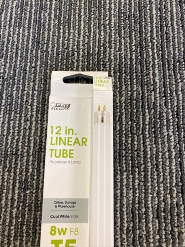 Feit Elektro 8 Watt T5 12 Zoll L kaltweiße Leuchtstofflampe linear 1 Stück - Bild 4 von 9