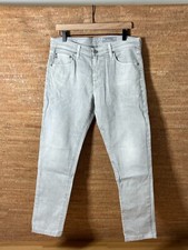 Adriano Goldschmied Jeans Size 33x29 Gray Denim The Matchbox Slim Straight