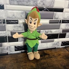 Walt Disney Club Exclusive 10  Peter Pan Bean Bag Toy Plush Stuffed Animal