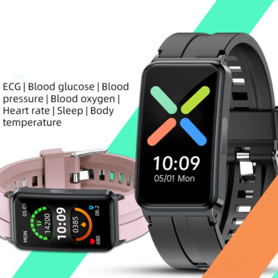 EP01 Smart Bracelet Non-Invasive Blood Glucose Monitor ECG BP HR Fitness  Tracker UK - Main Image