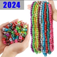 100 PIGEON RINGS 2024. ANILLOS DE PALOMAS 2024. 10 DIFERRENT COLOR MULTICOLOR.