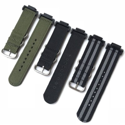 16mm Nylon Canvas Watch Band Strap Military Style for G-SHOCK