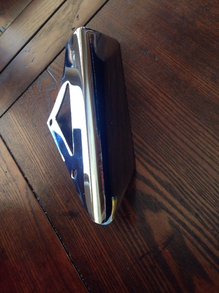 Protector de cadena correa saxon daytec chopper accionamiento lateral derecho cromo villian griffin Foto 2 de 3