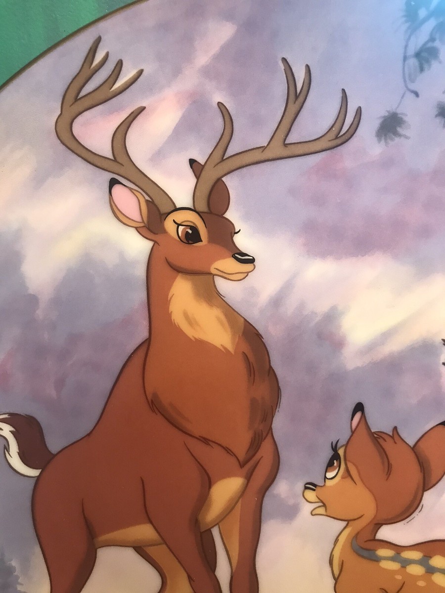 Disney's Bambi First Edition Series Plate Great Prince Of