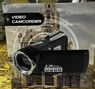 Heegomn  Video Camera 2.7K Ultra HD, 1080P  Mini Video Camcorder 8X Digital Zoom