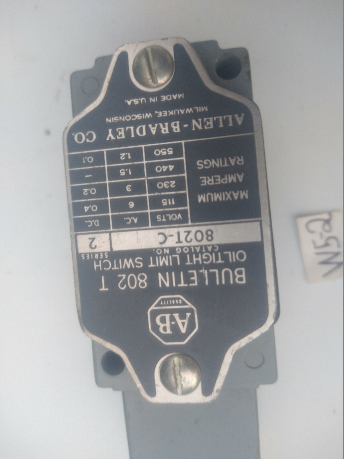allen bradley 802t catalog on Allen Bradley 802t C Oiltight Limit Switch 802tc For Sale Online Ebay