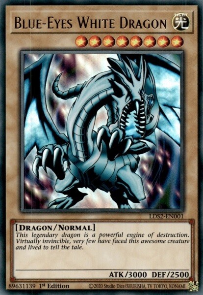 Blue-Eyes White Dragon 9 1998 Bandai Yu-Gi-Oh! Ocg for sale | eBay