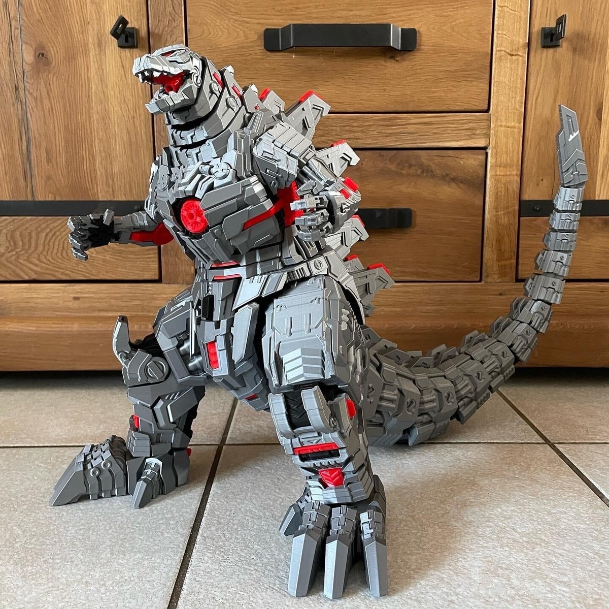 3D printed mecha Godzilla( PLS Read Description) | eBay