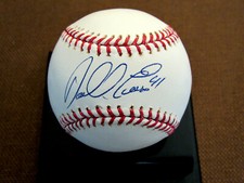 DARRELL EVANS # 41 DETROIT TIGERS BRAVES SIGNED AUTO OML BASEBALL JSA BEAUTY