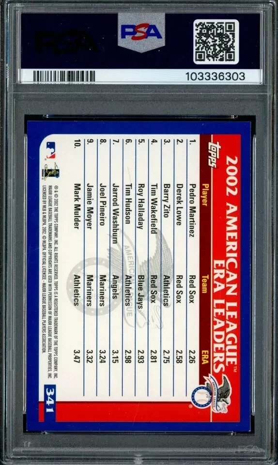 2003 Topps Home Team Advantage #345 Sosa Berkman Green PSA 9 MINT - Image 2 of 2