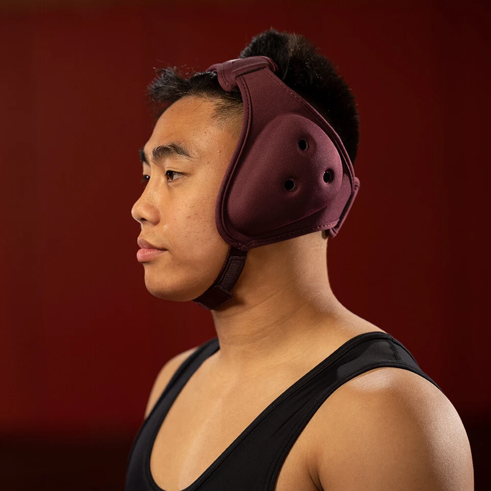 Matman Ultra Soft Wrestling Headgear Ear Guard Head Guard Adult Adjustable Strap - Image 4 of 4