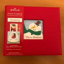 NEW Hallmark Christmas Instant Scrapbook 20 Designed and Embellished Pages A-39