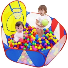 Eocolz Kids Ball Pit Large Pop up Childrens Ball Pits Tent for Toddlers Playhous