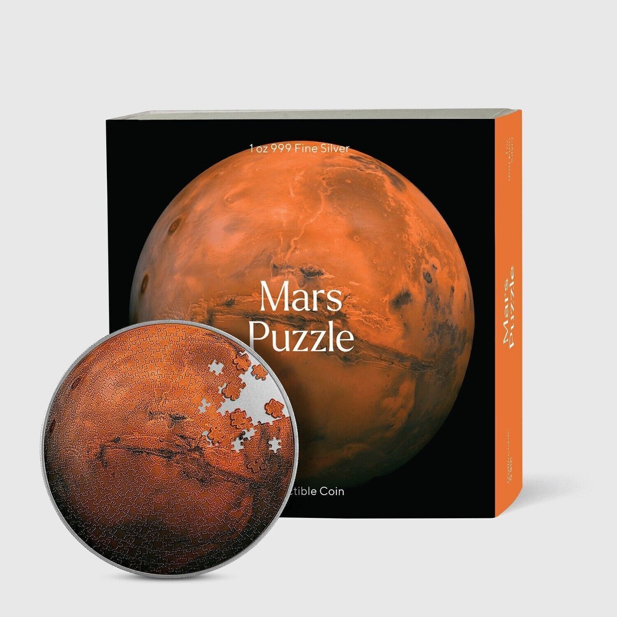 2023 MARS パズル コイン 1 オンスシルバー & 4.5 オンスの銅