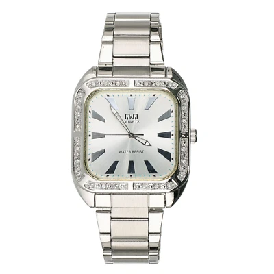 Orologio unisex in acciaio acciaio Q&Q by Citizen OFFERTA
