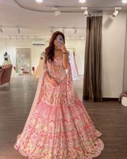 New Designer Lehenga Choli Lengha Indian Wedding Party Pakistani Wear Bollywood