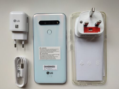 LG K61 LM-Q630EAW 4/128 GB doppia SIM 48MP fotocamera principale bianca sbloccata - Foto 2 di 19
