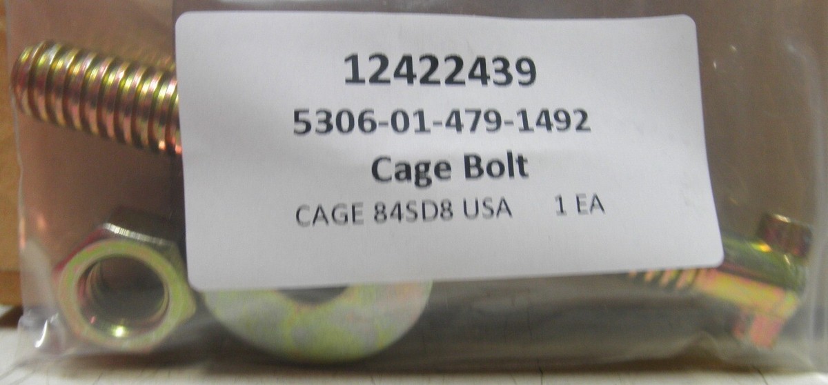 12422439 5306-01-479-1492 Cage Bolt | eBay