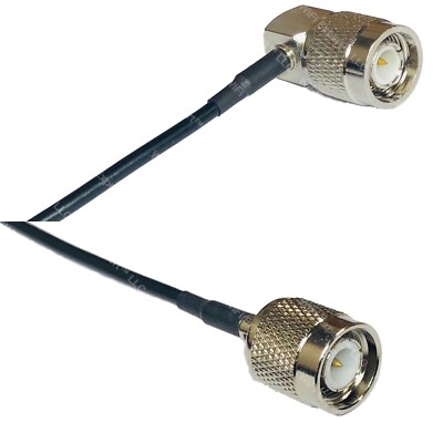 LMR100 TNC Male Angle to TNC MALE Coax RF Cable USA-Ship Lot