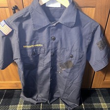 Cub Scout Boy Scouts BSA UNIFORM SHIRT Youth Large Short Sleeve C80