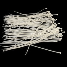 NEW LOT of 100 11.8'' WHITE Heavy Duty Cable Wire Zip Wire Ties Set US SELLER