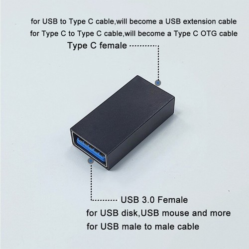 Type C Female to Male Converter Adapter for Mobile Phone Tablet Computer - 第 7/11 張圖片