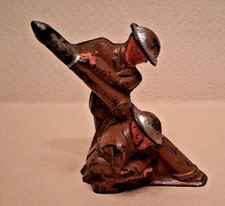 Vintage Manoil Barclay toy soldier.  Two Man Rocket Crew