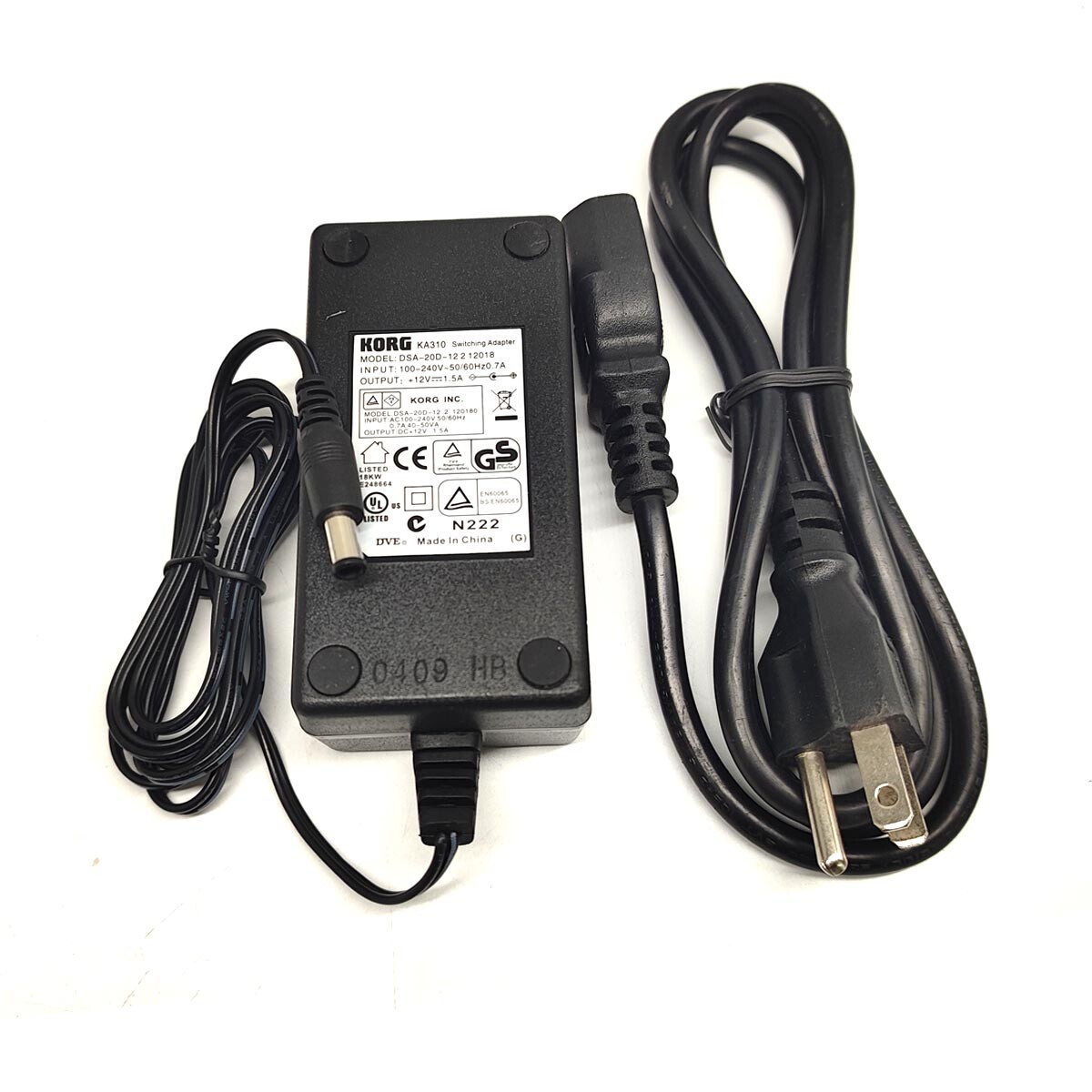 Korg M50 KA320 X50 SP170 SP170S Digital Piano AC Adapter Power