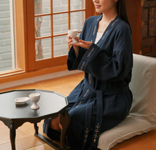 Korean Hanbok Style Cotton Gauze Robe APEC 2025 Korea Limited 2 Colors