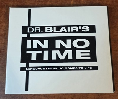 Spanish in No Time English for Spanish Speakers with 4 CDs by Dr Blair