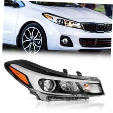 Kia Forte Passenger RH Side Headlights Assembly - Compatible with 2017-2018