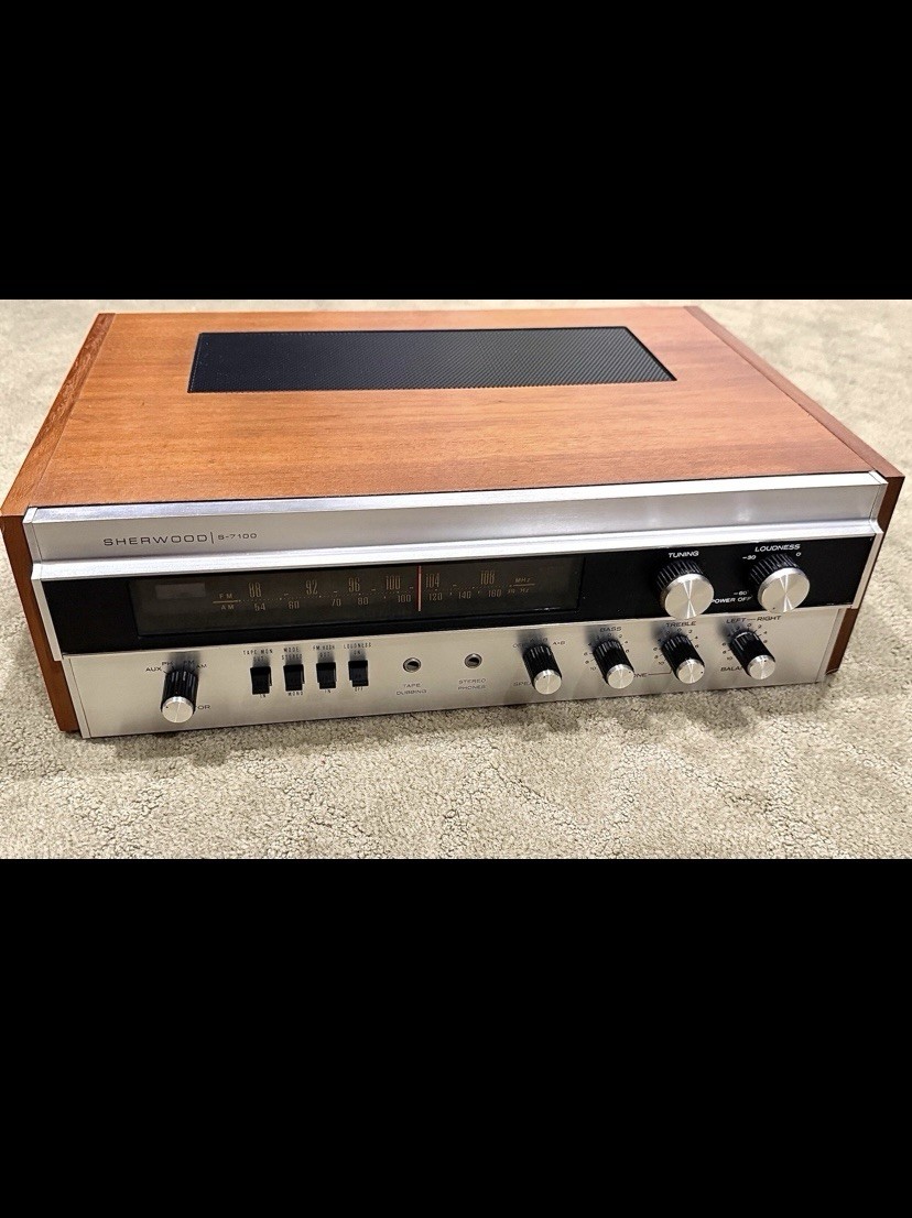 Vintage Sherwood S-7100A Stereo Receiver Super-Clean & Tested Japan