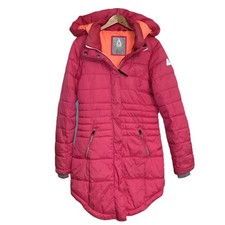GAASTRA Steppmantel Jacke Damen Mantel gr. M Übergangsjacke Rosa Halblang Kapuze