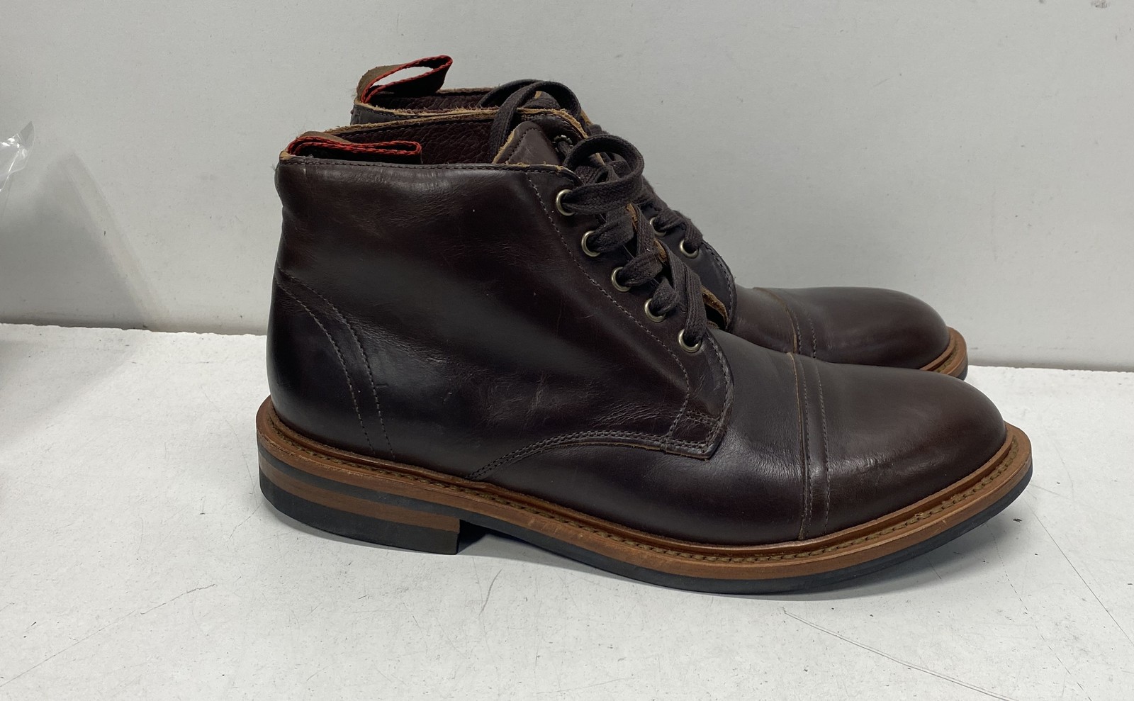 Dainite Brown Solid Cap Toe Boot Boot Men 7.5 - image 3
