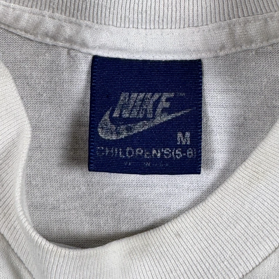 Vintage Nike Shirt Boys Medium White Flamingo Palm Trees Graphic Tee 90s Rare - Image 3 of 4