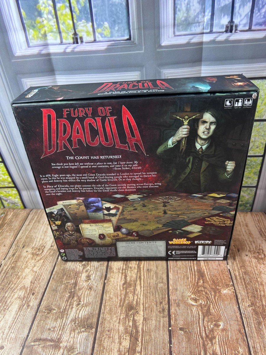 Fury of Dracula ボードゲーム 美品 WizKids Fury of Dracula 4th Edition Board Game - 73459 for