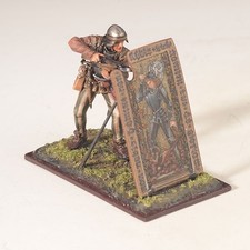 AeroArt St Petersburg Collection 3703/0424: Crossbowman Behind Decorated Pavise
