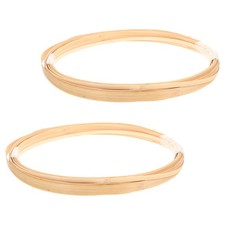 2 Bundles DIY bamboo weaving material of Basket Weaving Strips Bamboo Wide