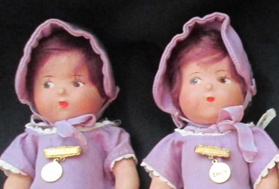 Muñecas de composición Madame Alexander Dionne Quintillizos 1936 - Juego completo las 5 Foto 3 de 4