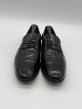 Salvatore Ferragamo Men Size 9D Burgundy Leather Slip-on Loafers Dress Shoes.