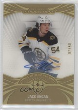2021 Upper Deck Ultimate Collection Introductions Gold 7/50 Jack Ahcan Auto 16fy