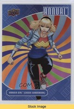 2023 Upper Deck DC Annual Color Wheel Wonder Girl Cassandra Sandsmark READ 18x6