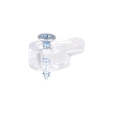 Glass Retainer Clips Kit, 20mmx11mm Cabinet Door Clips Mirrors Holder 20Set