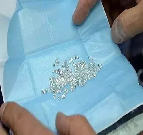 Certified 1 mm Round Cut CVD Diamond J Color VS2 Clarity 100 Pcs Diamond Lot - Picture 2 of 8