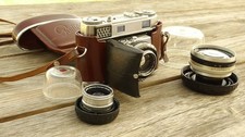 Kodak Retina IIIc Small-c 35mm Camera 35/50/80 Schneider SERVICED, FILM-TESTED